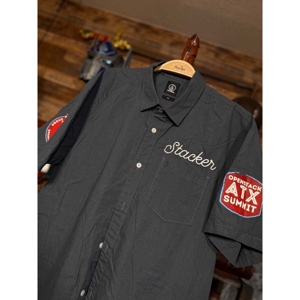Volcom Openstack Stacker | Openstack Atx Summit | Proud Member Button-Down Shirt
